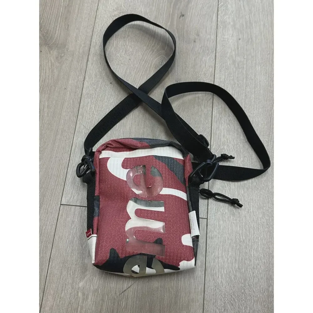 Supreme Red Camo Sling Shoulder Bag Adjustable SF